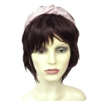 Pale Pink Satin Alice Band