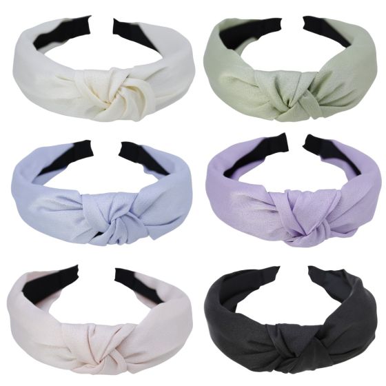 Pale Blue Satin Alice Band - Image 5