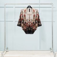 Tencel Printed Tie Shirt