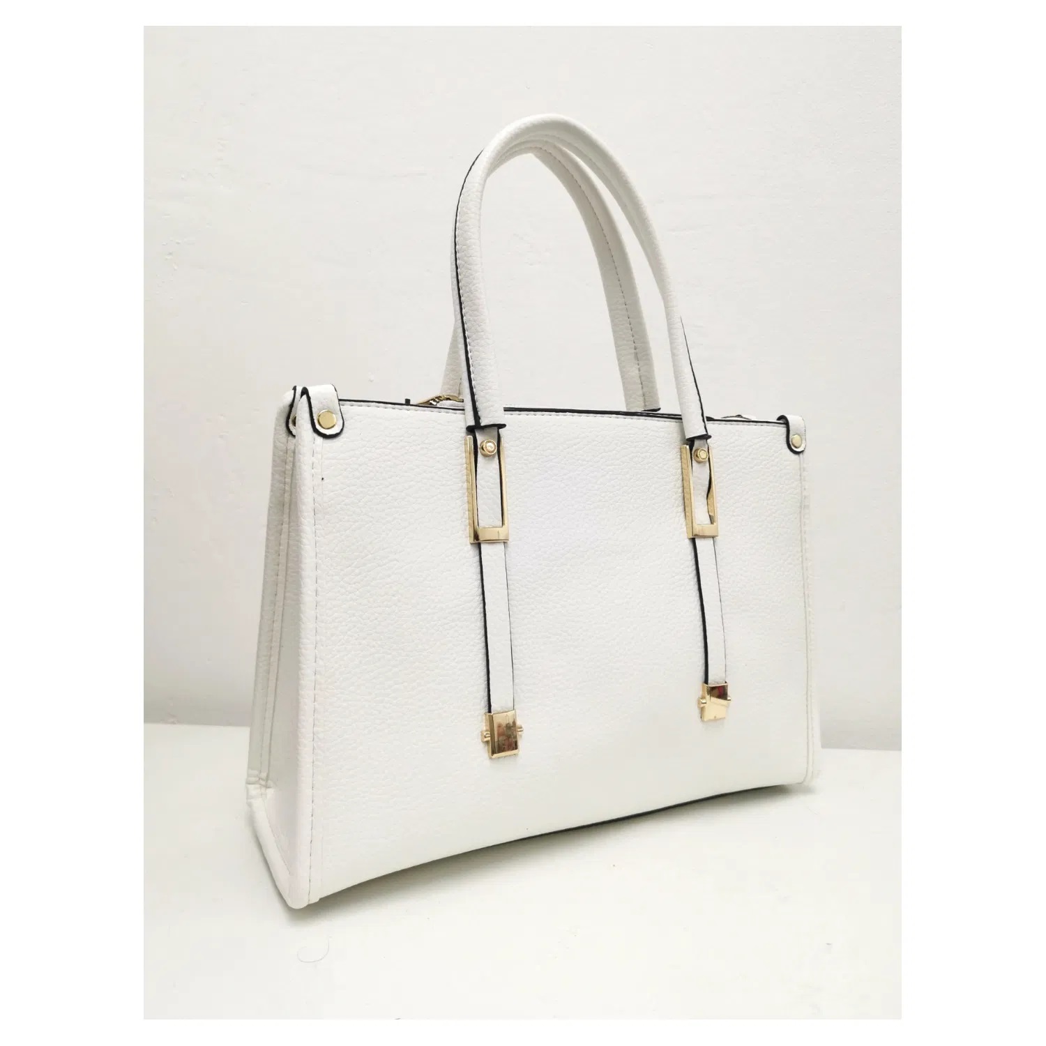 Classic Medium Size 3 Compartment Tote Bag - Image 5