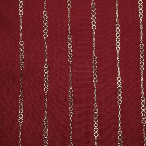 Burgundy Foil Gold Chain Print Maxi Scarf - Image 3