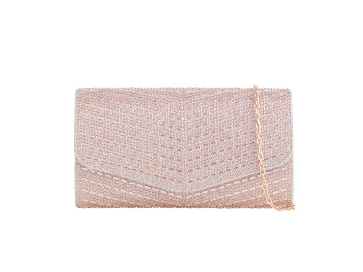 Full Diamante Emerald Cut Clutch Bag - Image 3