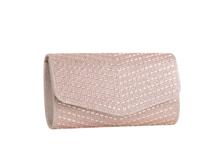 Full Diamante Emerald Cut Clutch Bag - Image 4