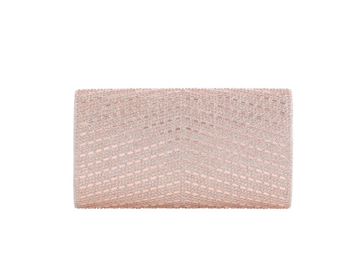 Full Diamante Emerald Cut Clutch Bag - Image 5