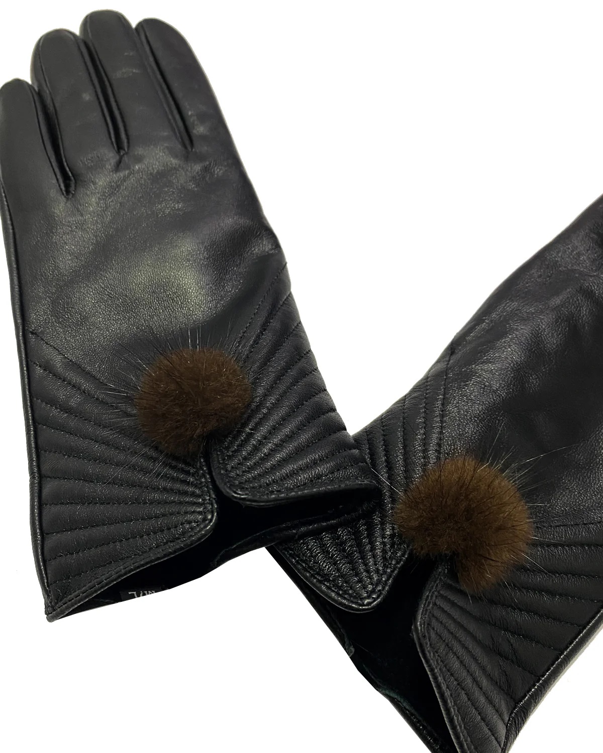 Genuine Leather Art Deco Style Gloves - Image 4