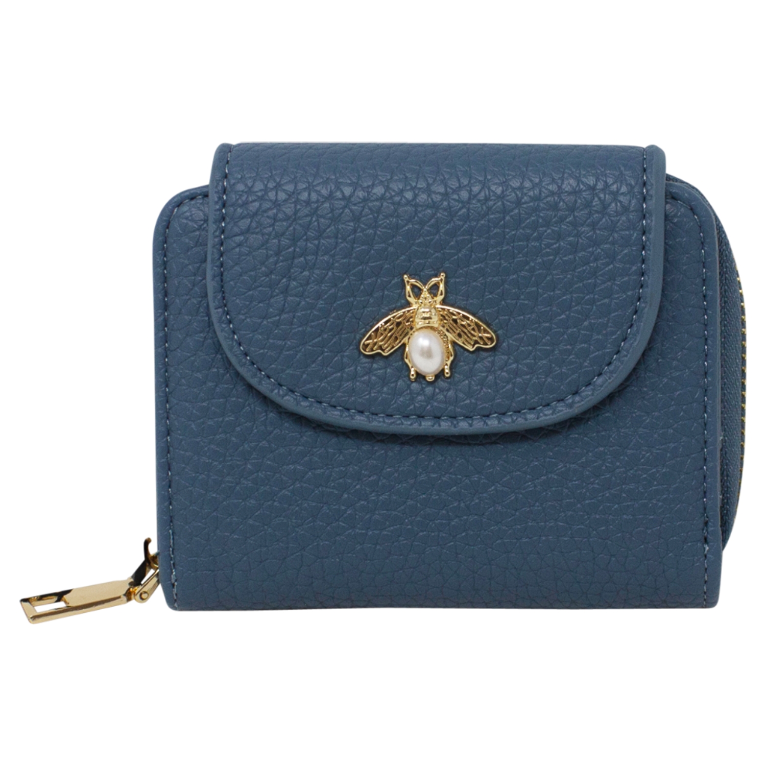 Small Folded Purse with Bee Detail - Image 3