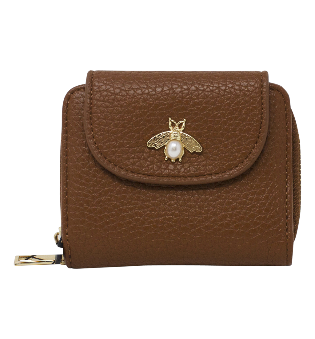 Small Folded Purse with Bee Detail - Image 4