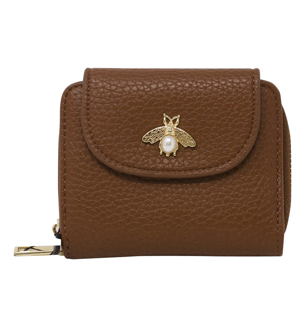 Small Folded Purse with Bee Detail - Image 11
