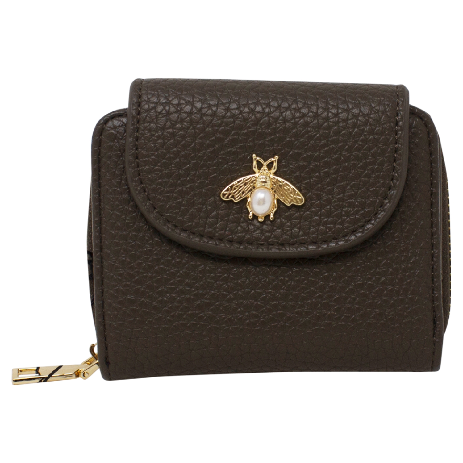 Small Folded Purse with Bee Detail - Image 10