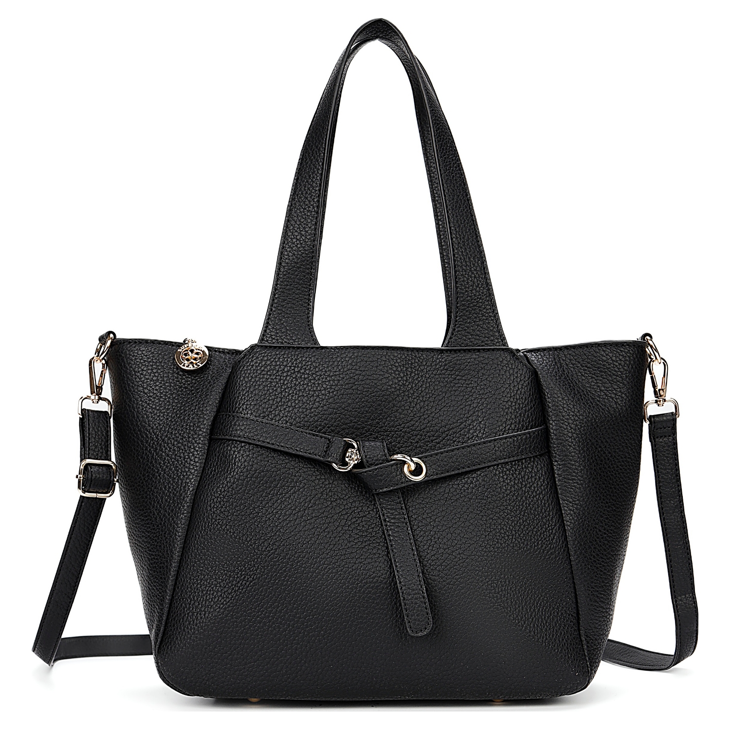 Soft Classic Front Knot 3 Compartment Tote Bag - Image 3