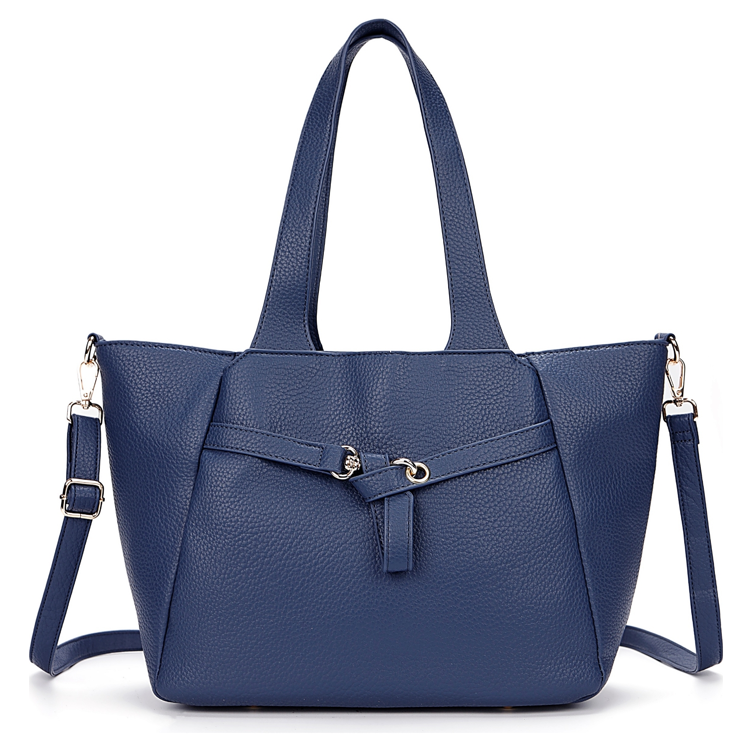 Soft Classic Front Knot 3 Compartment Tote Bag - Image 4
