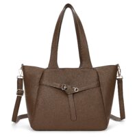Soft Classic Front Knot 3 Compartment Tote Bag