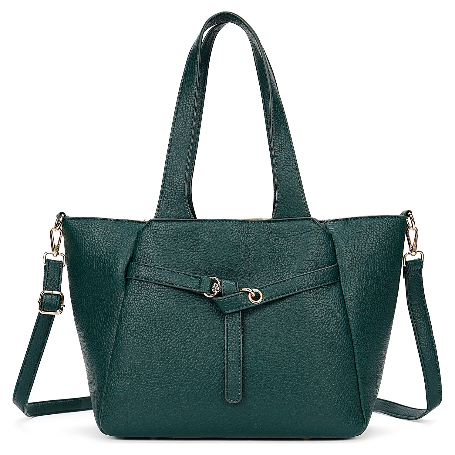 Soft Classic Front Knot 3 Compartment Tote Bag - Image 5