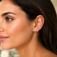 925 Silver Ball Stud Earrings 6mm